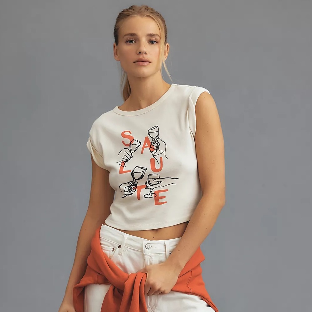 Girl Dangerous Salute Baby Tee